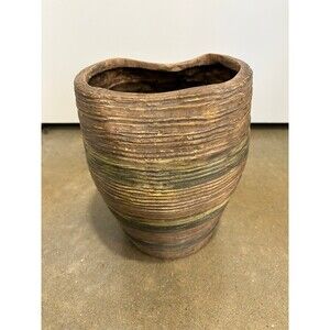 Stoneware Pottery Inspired Flower Vegetable Garden Planter - Very Unique